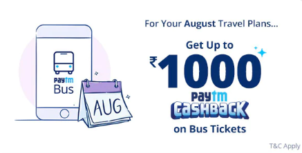 Read more about the article Paytm: New Bus Booking Offers Promo Code