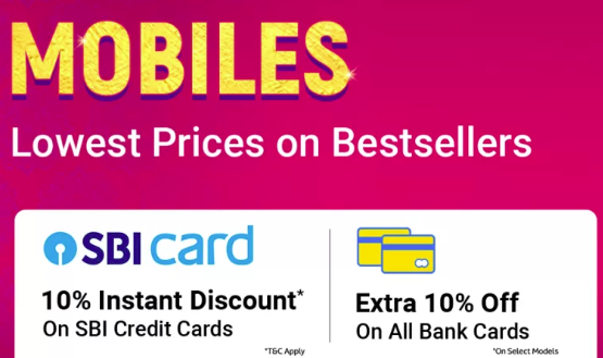 Read more about the article Flipkart Price Drops Offer –  Buy SmartPhone Get Extra Rs.1000 Off On Prepaid Orders + Additional 10% Off On SBI Credit Cards (Limited Offer)