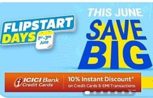 Read more about the article Flipkart Flipstart Days Sale- Great Discount On Every Products From 1st To 3rd June