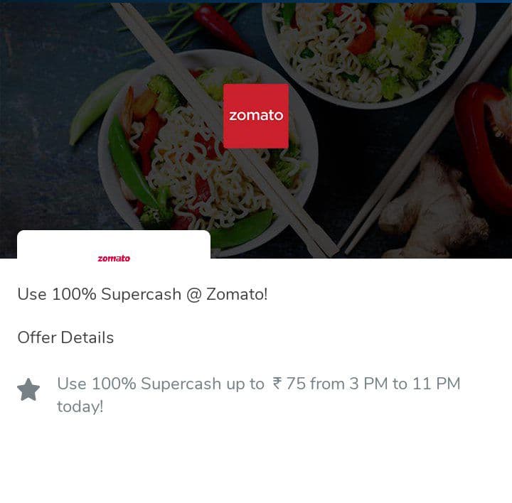 Read more about the article Zomato Mobikwik Offer – Use 100% Supercash Upto Rs.75 On Your Food Order | Only For Today (3PM – 11 PM)