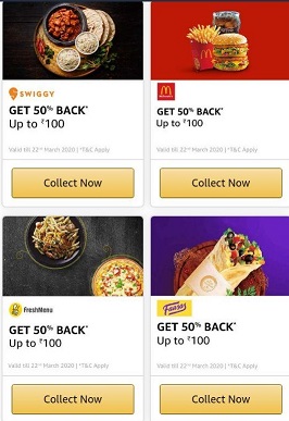 Read more about the article Amazon Pay Food Tricks – Get Rs.100 Cashback On Food Order | Don’t Required Coupon Code