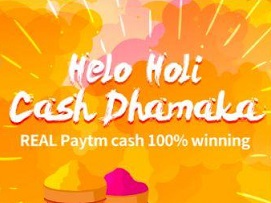 Read more about the article [Last Day] Helo App Holi Cash Dhamaka Offer – Win Free Paytm Cash Everyday|Instantly Redeem