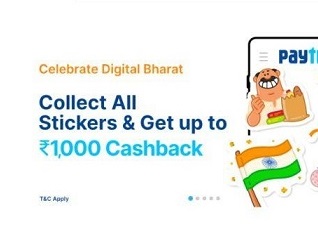 Read more about the article Paytm Digital Bharat Offer – Get Upto Rs.1000 Cashback On Collect Stickers
