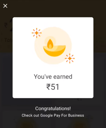 Read more about the article Google Pay Diwali Dhamaka Offer- Guaranteed Cashback Between Rs.51 – Rs.501 | For Merchant Users
